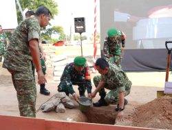 Pangdam II/Sriwijaya Letakkan Batu Pertama Pembangunan Koperasi Desa/Kelurahan Merah Putih (KDKMP)*