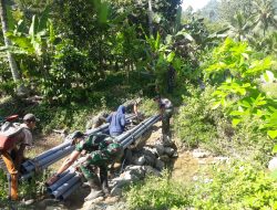 Satgas TMMD ke-126 Kodim 0818/Malang-Batu Distribusikan Pipa Air Bersih: Wujud Nyata Harapan Warga Lebakharjo