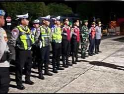 TNI-Polri Banyuasin Gelar Patroli Gabungan, Berantas Pungli di Jalan Lintas Timur