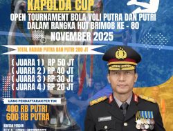 Polda Papua Barat Daya Gelar Sport Event 2025 Piala Bergilir Kapolda Cup, Memperingati HUT Brimob ke-80
