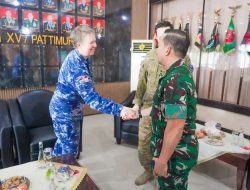 Kasdam XV/Pattimura Terima Kunjungan Athan Australia