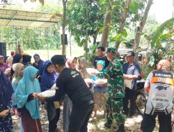 Trabas Sambil Berbagi, TNI dan Komunitas NAT Gaspol untuk Kebaikan di Boyolali