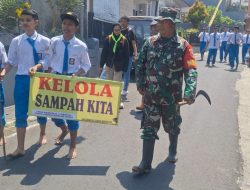 Jaga Sungai, Jaga Masa Depan: Babinsa Tumpang Gandeng Pelajar Tanam Semangat Peduli Lingkungan Lewat ‘Reksa Kali’*