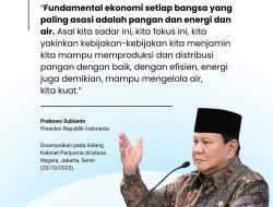 Satu Tahun Kabinet Merah Putih: Presiden Prabowo Paparkan Capaian Strategis, dari Data Tunggal Nasional hingga Makan Bergizi Gratis