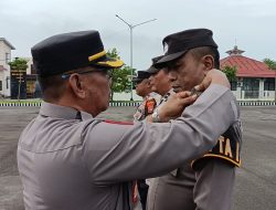 Polres Mesuji Gelar Apel Pemasangan Bet Pamapta, Tingkatkan Profesionalisme dan Pelayanan Prima