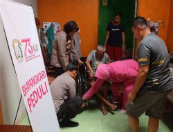 Sentuhan Kasih Bhayangkari Landak, Wujud Nyata Kepedulian di HKGB ke-73 Disalurkan untuk Warakawuri dan Masyarakat