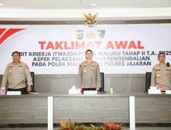 Kapolda Maluku Buka Taklimat Awal Audit Kinerja Itwasda: Dorong Profesionalisme dan Akuntabilitas di Jajaran Polda