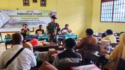 Babinsa Koramil 1707-05/Ulilin Beri Motivasi Kepada Anggota Brigade Pangan Saat Mengikuti Bimtek