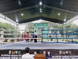 Kodim 0601/Pandeglang Gelar Kejuaraan Tinju Junior Youth Dalam Rangka HUT Banten Ke-25 dan HUT TNI Ke-80