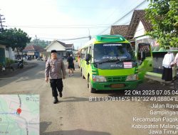 Polsek Pagak Kawal Pemberangkatan Banom NU ke Pendopo Kabupaten Malang, Wujud Sinergi dan Semangat Hari Santri Nasional 2025