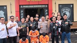 Polres OKI Ungkap Cepat Kasus Pembunuhan di Kayuagung, Tiga Pelaku Diamankan Kurang dari 6 Jam