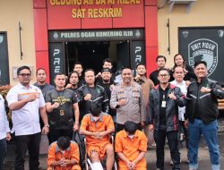 Polres OKI Ungkap Cepat Kasus Pembunuhan di Kayuagung, Tiga Pelaku Diamankan Kurang dari 6 Jam