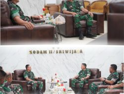 Pangdam II/Sriwijaya Terima Kunjungan Dirsen Pussenkav Bahas Rencana Pengawasan di Yonkav 5/DPC