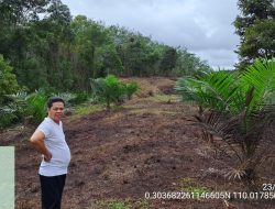 Dukung Ketahanan Pangan, Bintara Penggerak Desa Tubang Raeng Tinjau Lokasi Persiapan Tanaman Jagung