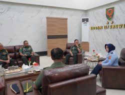 Pangdam II/Sriwijaya Terima Audiensi Kaodmil I-05 Palembang : Komitmen tegakkan Disiplin, Hukum dan Tata tertib Prajurit TNI