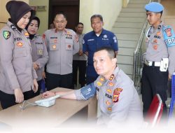 Polres Pidie Jaya Gelar Donor Darah Serentak, Wujud Polisi Humanis Peduli Sesama