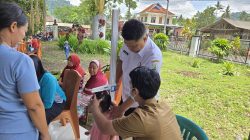 TMMD Wujudkan “Membangun Manusia” Lewat Gerakan Aktifkan Posyandu di Desa Lebakharjo