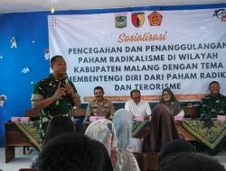 Pencerahan Kebangsaan di Tengah TMMD: Kapten Arh Zainuri dan Kapolsek Ampelgading Lindungi Generasi Muda dari Radikalisme