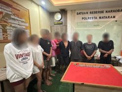 Diduga Pengedar Narkoba, 7 Pria dan 2 Perempuan Ditangkap Polisi 