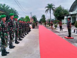 Kabacadnas Kemhan Letjen TNI Gabriel Lema Tinjau Langsung Peserta Latsarmil Komcad di Dodiklatpur Rindam II/Sriwijaya