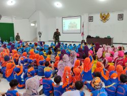 Ratusan Anak TK Kunjungi Kodim Tulungagung, Belajar dan Kenali Dunia TNI AD