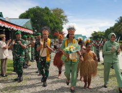 Pangdam Kasuari Kunjungi Kodim 1811/Teluk Wondama : Dorong Prajurit Tetap Semangat dan Dekat dengan Masyarakat