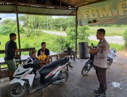 Polsek Menjalin Perkuat Patroli Dialogis, Bangun Kedekatan Dengan Masyarakat