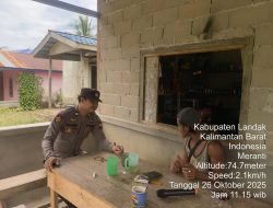 Polsek Meranti Perkuat Kemitraan Polisi dan Masyarakat Lewat Ngopi Bareng Warga