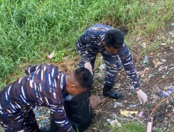 Tingkatkan Peduli Lingkungan, Kodaeral XIV Ikuti Aksi Bersih Serentak