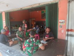 Warung Mbah Supardi Jadi Tempat Sharing Babinsa dan Warga