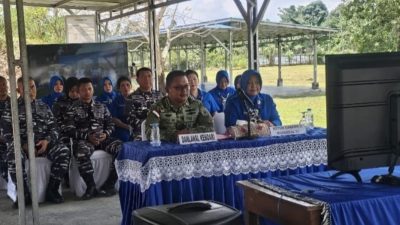 Perkuat Ketahanan Pangan Nasional,Danlanal Kendari Paparkan Program Pertanian Pesisir Usai Mengikuti Vicon dengan Kasal