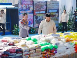 Presiden Pimpin Pemusnahan 214,84 Ton Narkoba oleh Polri, Kapolri: Tindak Lanjut Asta Cita