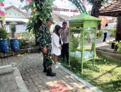 Babinsa Tipes Pantau Program Bank Sampah di Wilayah Binaan
