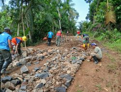 Satgas TMMD ke-126 Laksanakan Pengerasan Jalan, Warga Kini Dapat Melalui Jalur dengan Kendaraan Roda Dua