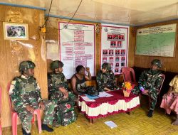 Damai Itu Indah Prajurit Yonif 521/DY Anjangsana di Kediaman Gembala GKII Daerah Bolakme Wujud Toleransi