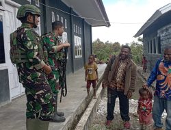 Pos Serambakon Satgas Yonif 751/VJS Gelar Anjangsana Layanan Kesehatan: Menembus Medan Berat demi Warga Perbatasan