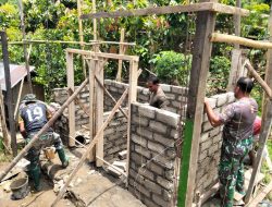 Satgas TMMD Kodim 1612/Manggarai Terus Genjot Pembangunan MCK dan Sumur Bor di Desa Barang