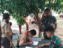 Dandim 0418/Palembang Tinjau Kegiatan Persami KKRI di Majasdam II Sriwijaya