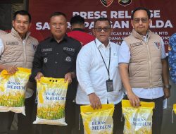Kasus Pengoplosan Beras Yang Diungkap Satgas Pangan Polda NTB Kini Dinyatakan Lengkap