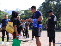 Pangdam I/BB dan Ketua Persit KCK PD I/BB Hadiri Olah Raga Bersama dan Jumat Berkah