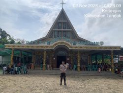Personel Polsek Mempawah Hulu amankan Ibadah Misa Minggu Pagi