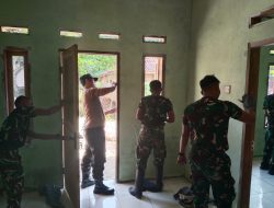 Satgas TMMD ke-126 Lanjutkan Perehaban Rumah Tidak Layak Huni (RTLH) dengan Progres Capai 98%