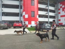 Polda Sumsel Kerahkan Satwa K9 Amankan Laga SFC vs Sumsel United di Palembang