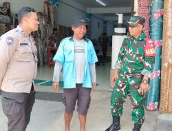 Sambangi Juru Parkir, Babinsa dan bhabinkamtibmas Kratonan Ajak Tingkatkan Keamanan & Kewaspadaan