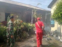 Cegah DBD, Babinsa Dampingi Fogging di Cepogo: Masyarakat Diajak Aktif Jaga Kebersihan”