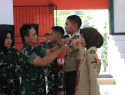 Tutup Persami Korps Kadet Republik Indonesia (KKRI), Pangdam II/Sriwijaya : “Jadilah Pemuda yang memiliki wawasan kebangsaan dan rasa Cinta Tanah Air ”