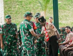 Pangdam Tutup Persami Korps Kadet RI Kodam XV/Pattimura