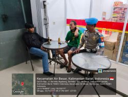 Polsek Air Besar Intensifkan Patroli Malam Demi Keamanan dan Kenyamanan Warga