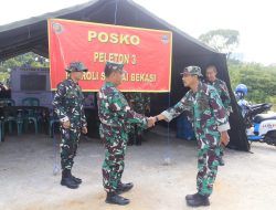‎Tinjau Kesiapan Lapangan, Asintel Pasmar 1 Kunjungi Posko Satgasker Patroli Sungai Marinir