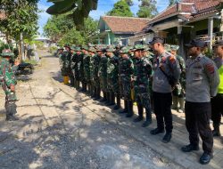 Satgas TMMD ke-126 Kodim 0601/Pandehlang Laksanakan Apel Pengecekan Kesehatan dan Evaluasi Sebelum Masuk ke Aktivitas Sektor Masing-Masing